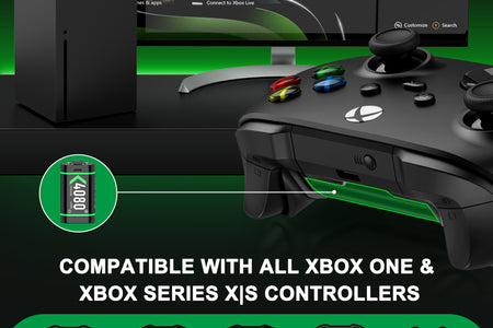 Xbox Controller Battery Pack for Xbox One/Xbox Series X|S, 6PCS 4080Mah Xbox Rechargeable Battery Packs & Xbox Charger Station for Xbox One/One S/One X/One Elite