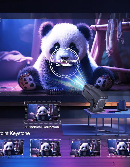 Load image into Gallery viewer, 4K Native 1080P Android 11 Projector 390ANSI HY320 Dual Wifi6 BT5.0 Cinema Outdoor Portable Projetor Upgrated HY320
