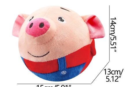 Dog Toy,Interactive Dog Toy Ball,Bouncing Rabbit Interactive Electronic Pet Plush Pet Toy with Sound,Dog Squeaky Toys for Aggressive Chewing,60 Song Music Durable Dog Squeaker, Durable Interactive Toy